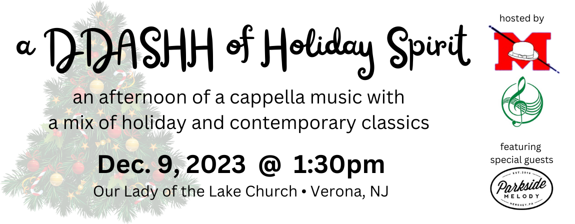 Holiday Concert with Montclair Dapper Dans and Parkside Melody