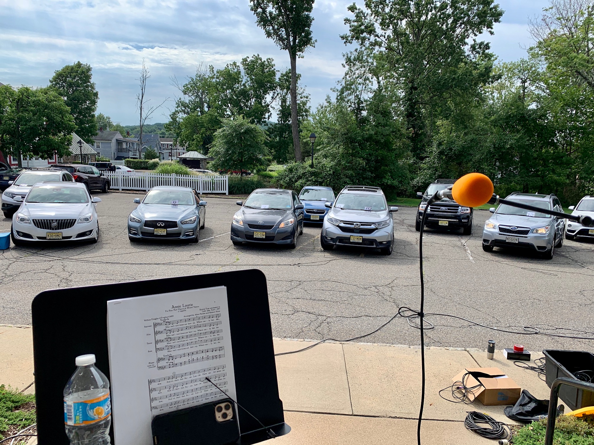 Hot Rods and Harmony: Drive-In Rehearsal
